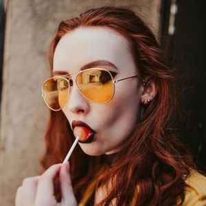 H&M Yellow Sunglasses